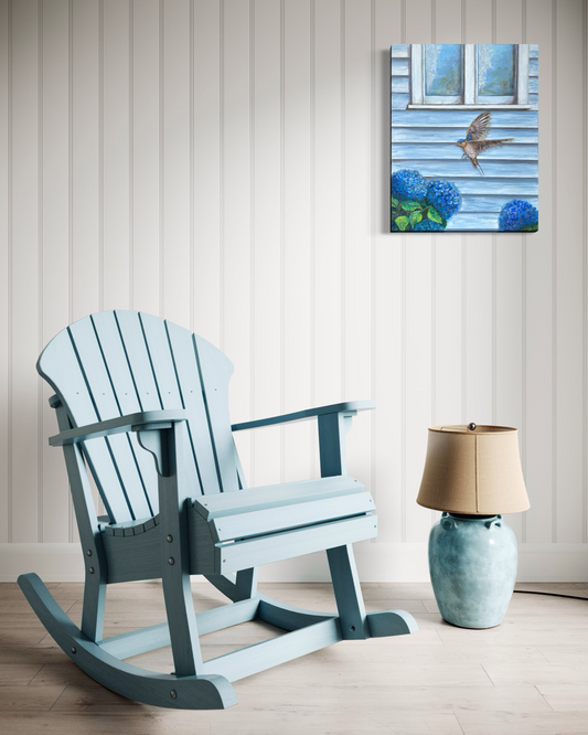 Welcome Home Series: Welcome Home Swallow 28" x 22"