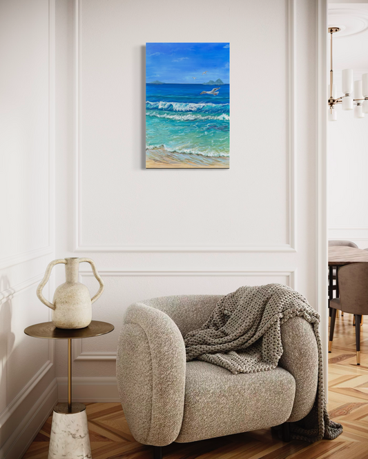 Oakura Beaching It 20" x 30"